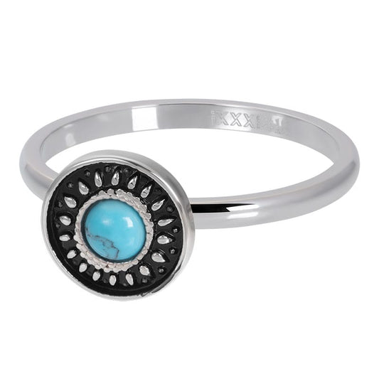 Ixxxi vintage turquoise ring - 2mm