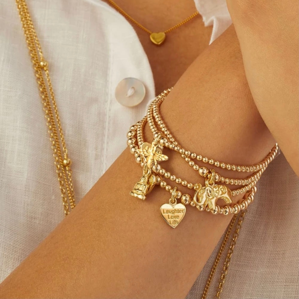 Annie Haak Santeenie Gold Charm Bracelet - Buddha