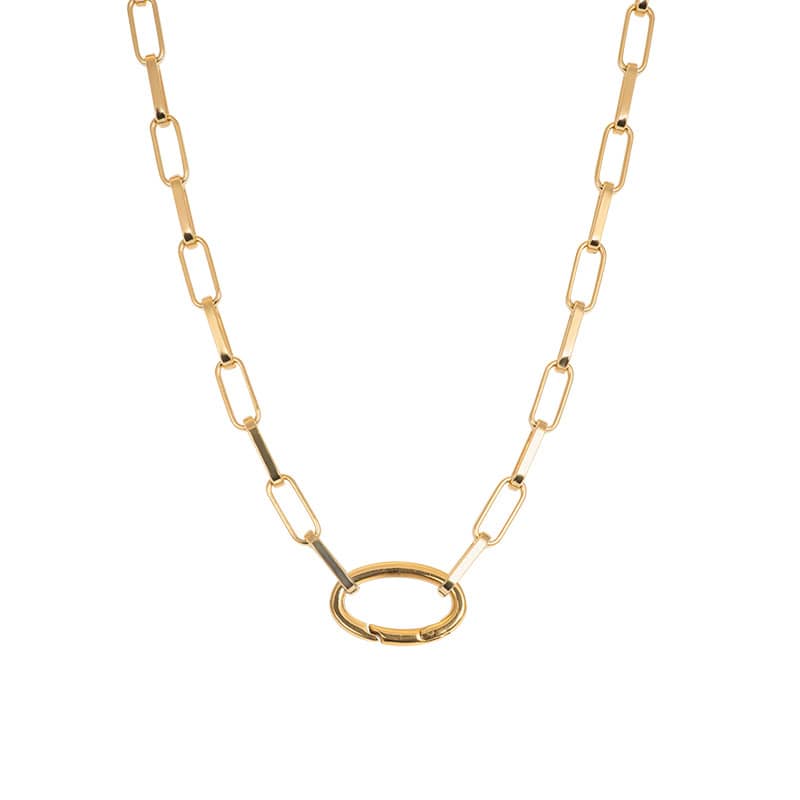 Ixxxi square chain necklace - gold or silver
