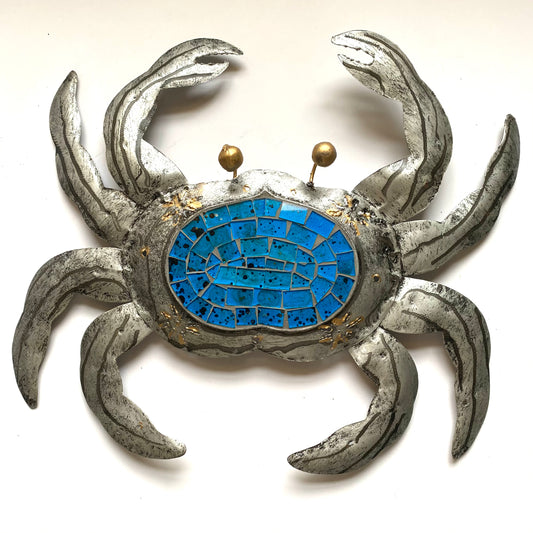 Metal Crab Wall Art - 3 colours